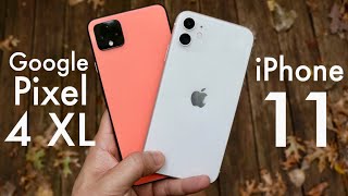 Google Pixel 4 Xl Vs Iphone 11 Comparison Review