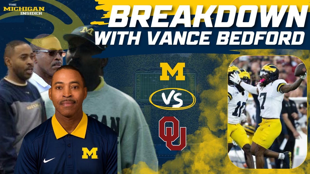 Michigan defensive breakdown with Vance Bedford (week 2) - Oklahoma recap; CMU preview