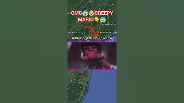 OMG 🤯 CREEPY MARIO 👇😱🤯 IS REAL ON GOOGLE MAP AND GOOGLE EARTH 🌎#shorts@HRGoogleEarth