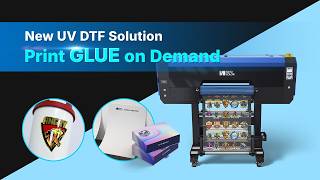 New UV DTF Solution Print GLUE on Demand I SinoColor Printing Solution