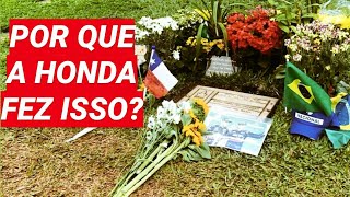 A coincidência que fez a Honda ir ao túmulo de Senna 25 anos após sua morte