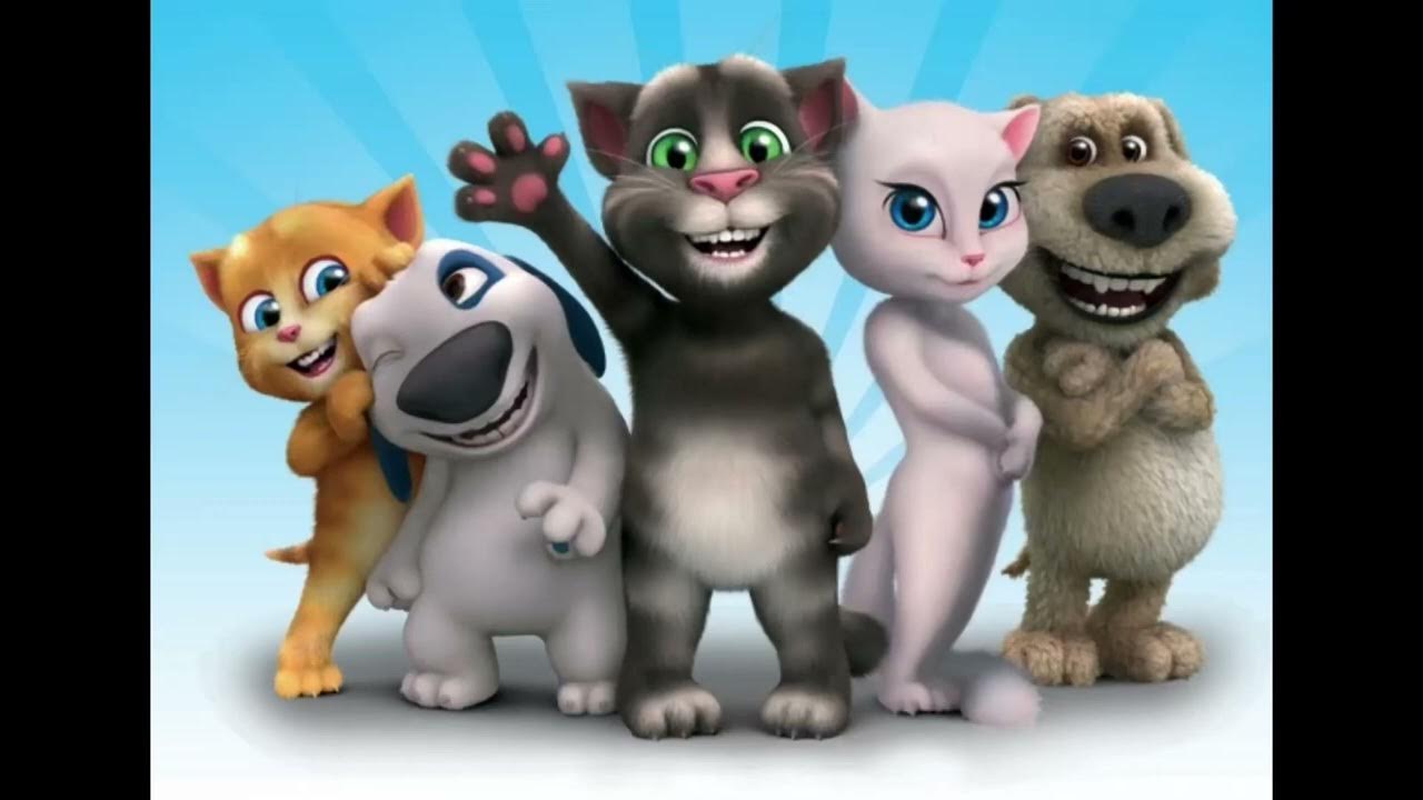 Том его друзья все. Talking tom 2010. Игра talking tom friends. Том анджела хэнк джинджер бен бекка. Игра talking tom friends джинджер.
