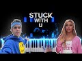 Ariana Grande &amp; Justin Bieber - Stuck with U // Piano Cover