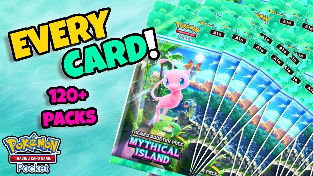 COLLECTING EVERY MYTHICAL ISLAND CARD - POKEMON TCG POCKET - YouTube
