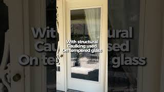 Exterior security window film installation