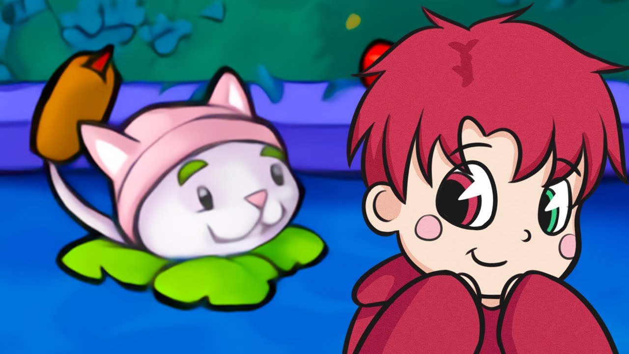 KOT-ROŚLINA JEST OP!! (słodka też) 🐱 PLANTS VS ZOMBIES