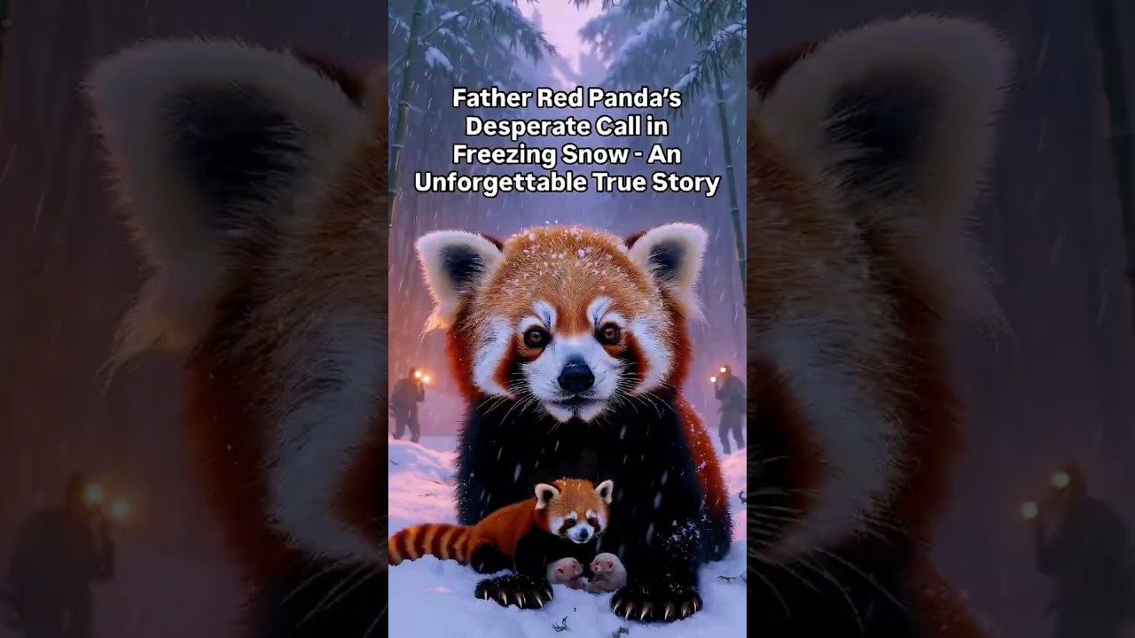 🦊Red Panda Stops Hikers During Snowstorm - The Reason Will Melt Your Heart..?!