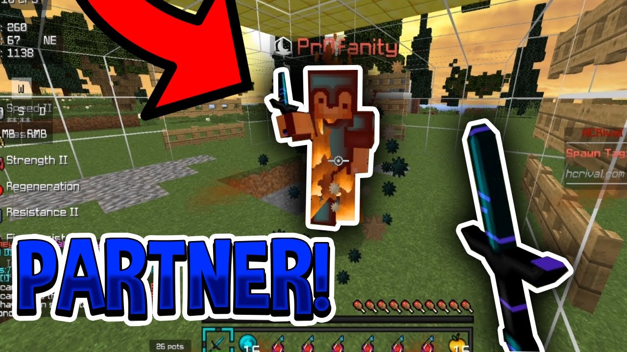 I Ran In A Partner's Base! | Minecraft Hcf