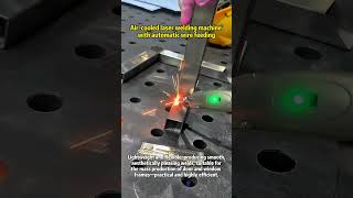 PDKJ Air-cooled laser welding machine - Welding of 1mm stainless steel square tubing #laserwelders