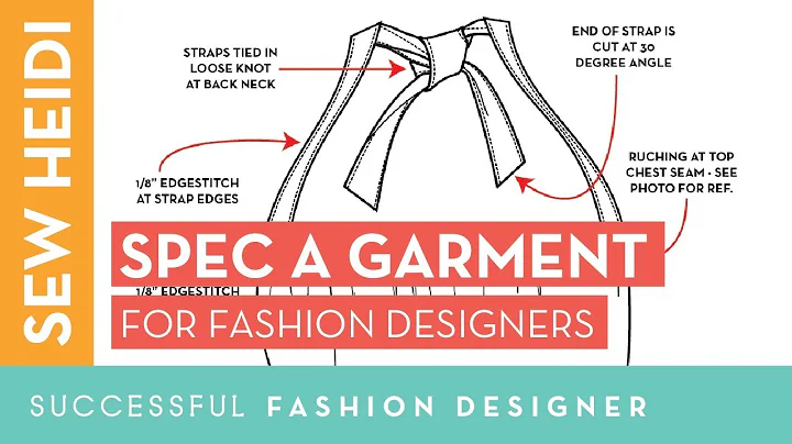 Fashion Design Tech Pack Tutorial: How to Spec a G...
