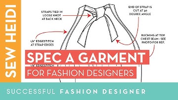 Fashion Design Tech Pack Tutorial: How to Spec a Garment