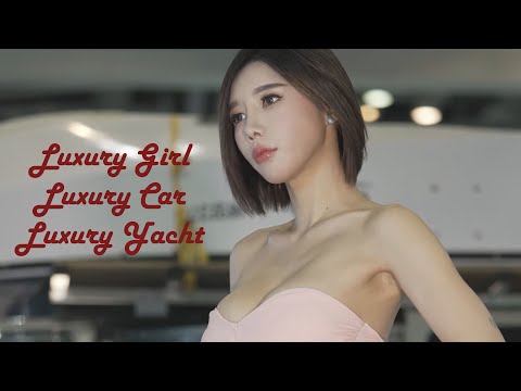 Luxury Girl Luxury Car Luxury Yacht [4K Korean Model Song JooA]