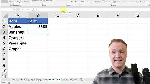 How to  QUICKLY Use 3D Formulas in Excel