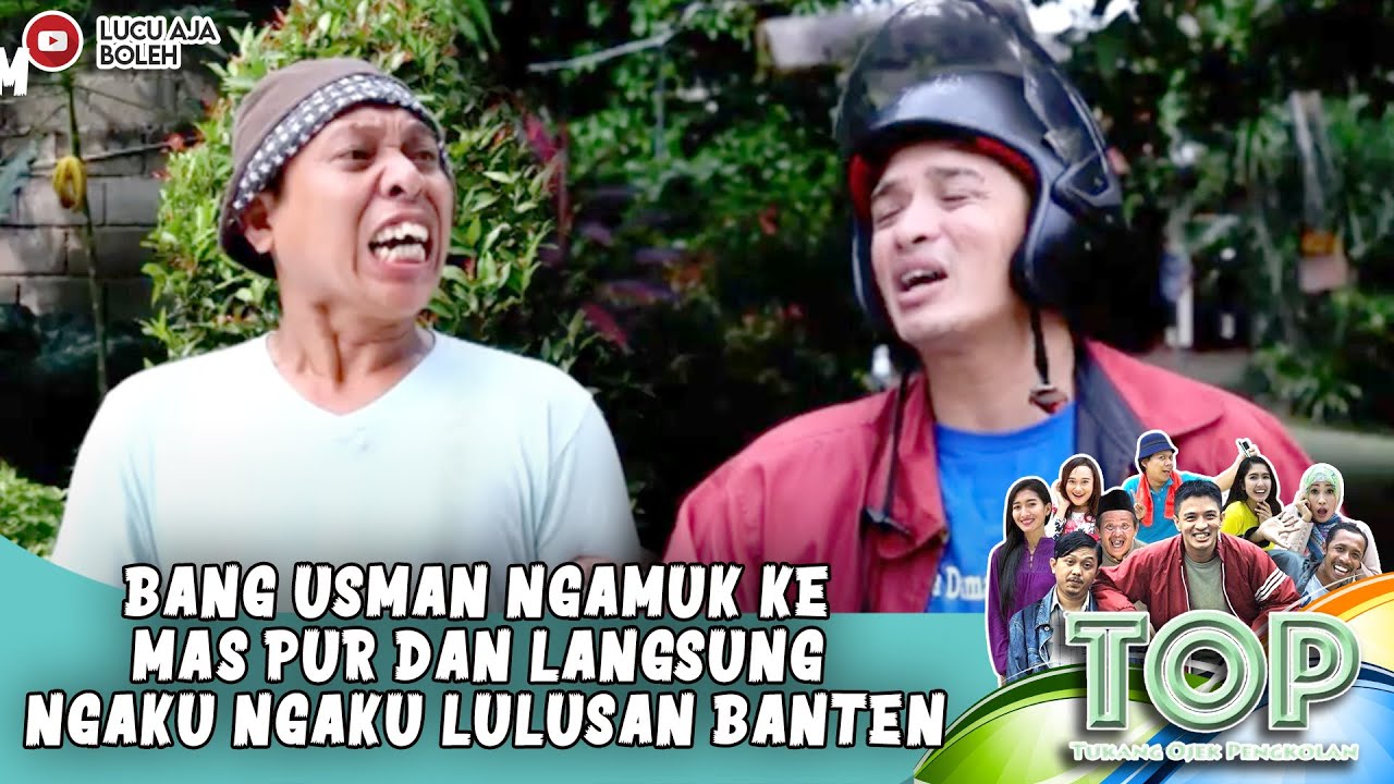 BANG USMAN NGAMUK KE MAS PUR DAN LANGSUNG NGAKU NGAKU LULUSAN BANTEN - TUKANG OJEK PENGKOLAN