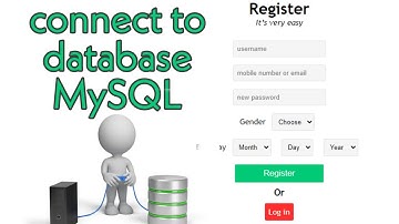 4 - create database login and register php| انشاء قاعدة بيانات موقع فتح حساب و تسجيل دخول