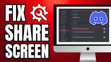 How To Fix Discord Share Screen Not Working (Quick Tutorial)