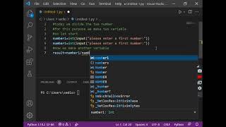 Divide the two numbers in python