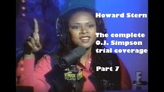 Howard Stern - The complete O.J. Simpson trial coverage - Part 7