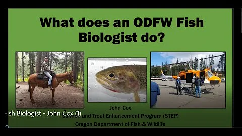 ODFW Fish Biologist - John Cox
