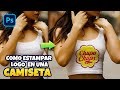 ¡La forma más realista de colocar una imagen en una camiseta! - Tutorial de Photoshop