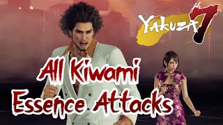 All Kiwami / Essence Attacks & Animations - Yakuza 7 Like A Dragon