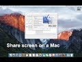 How to share a screen on a Mac #tech  #macOS