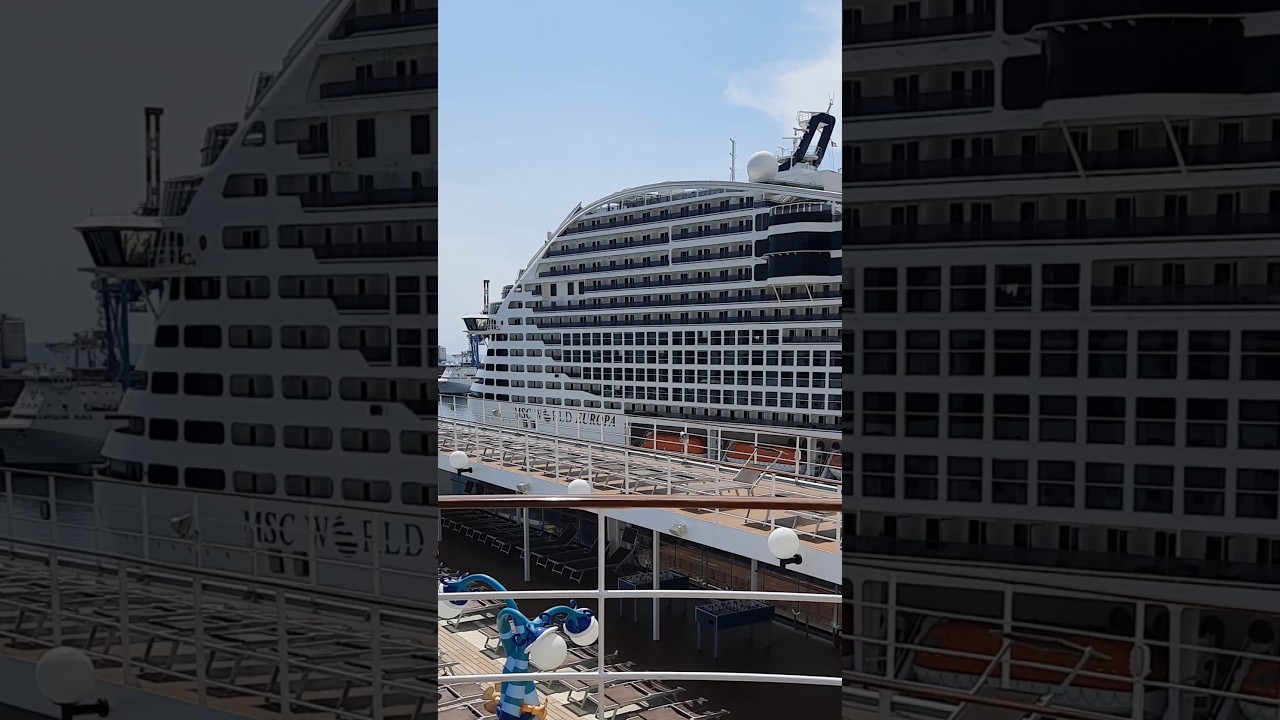 Борт о борт - стоят лайнеры в портах ⛴️⛴️ 