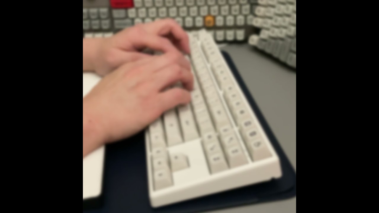 [ASMR] Another 20 Minutes of Typing Sounds with Niz Electrocapacitive Keyboard