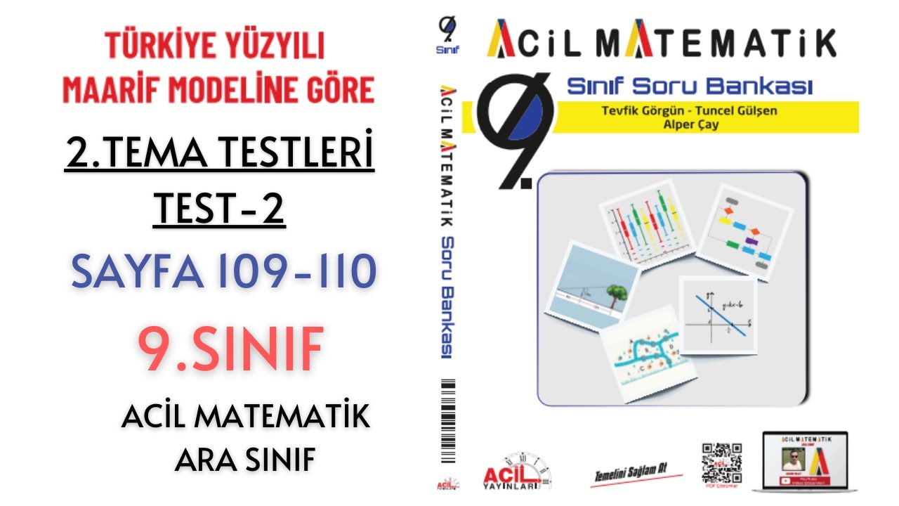9.Sınıf Soru Bankası 2.TEMA Testleri Test-2 (Sayfa 109-110)