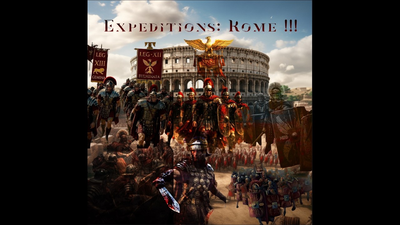 Expeditions Rome : Первое прохождения Хардкор RPG часть 2:  Первые шаги, легион и звание легата!!!