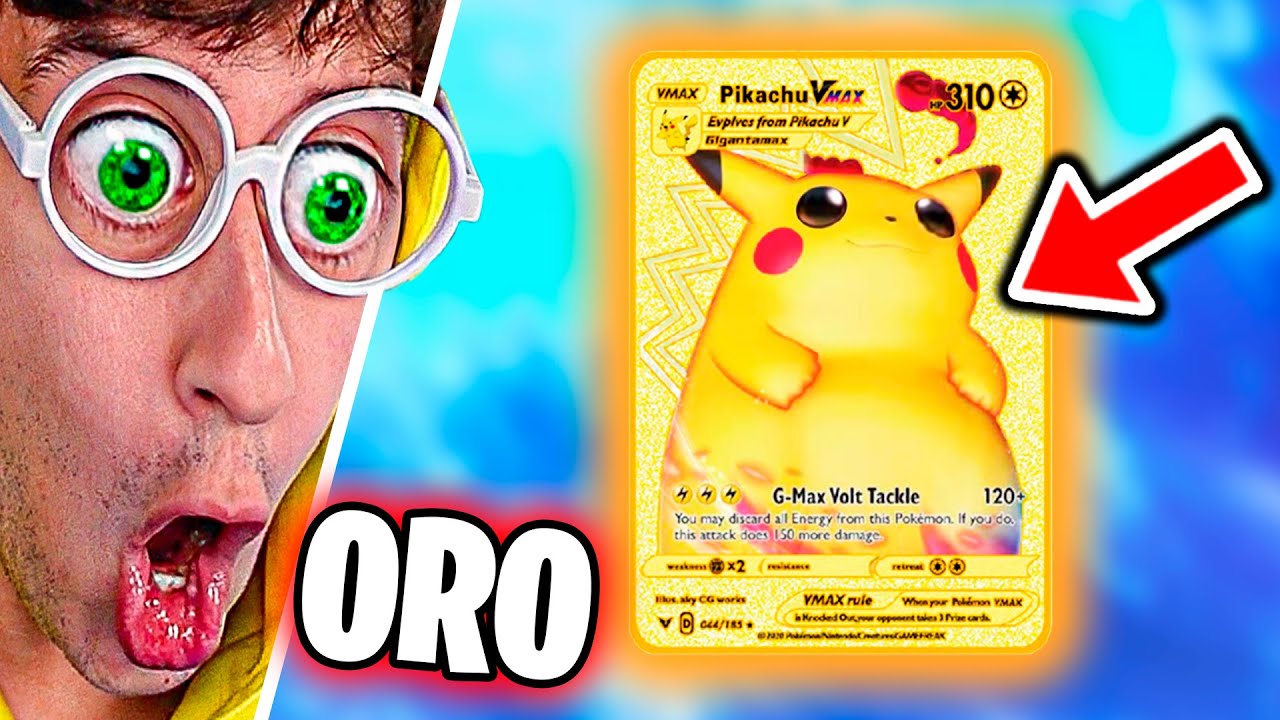 Mi primera CARTA de ORO!! (Abro x20 Sobres POKÉMON vs HERMANO ...