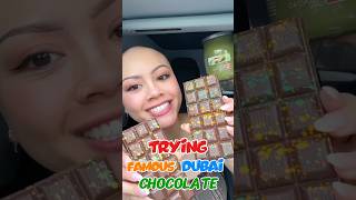 Trying Famous Dubai Chocolate