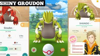 How to get Guaranteed shiny Groudon in Pokemon Go😍🤩 #pokemongo #youtubevideo #groudon #shinygroudon