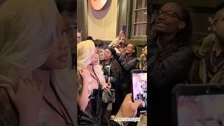 Cardi B & Stefon Diggs walking into Doja Cat Met Gala after party !! #tamtonight #metgala2025