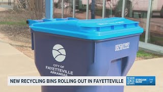Fayetteville rolls out new recycling bins