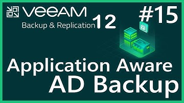 Active Directory Backup | Application Aware | Veeam Backup & Replication 12 | Ders 15