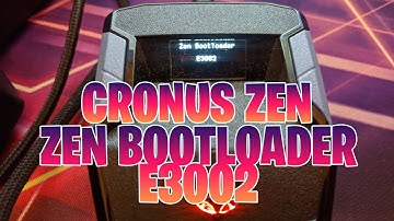 [TUTORIAL] FIX ERROR E3002 ON CRONUS ZEN (2024)