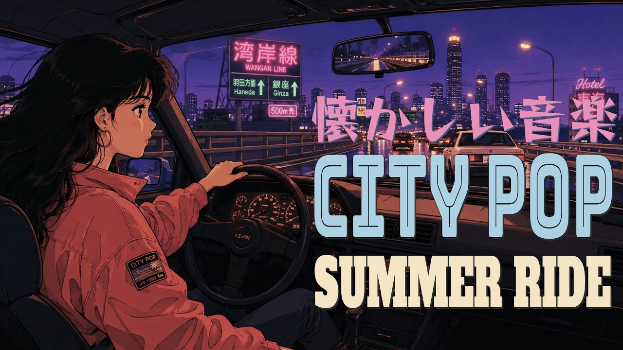 Midnight along the Wangan expressway | 深夜のシティポップ ナイト