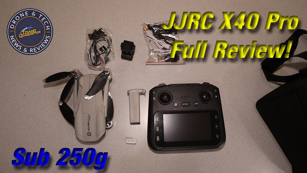 JJRC X40 PRO - GPS Camera Drone - Complete Review and Flight Test