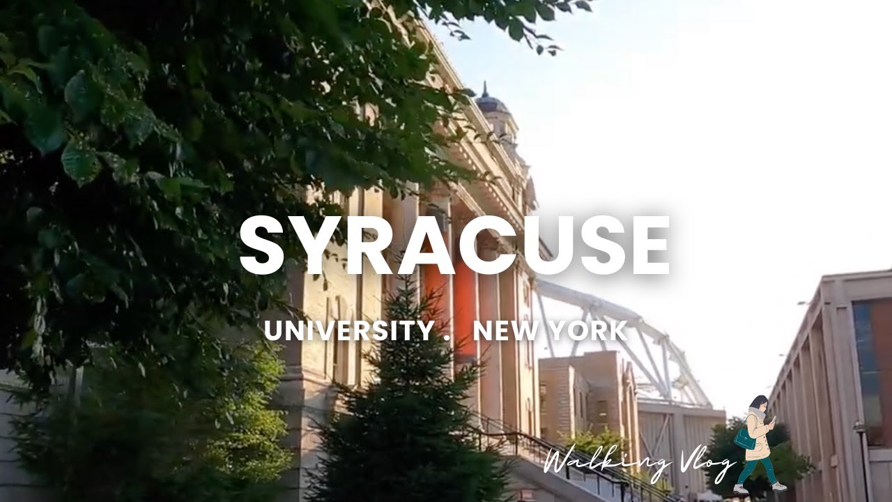 Syracuse University Campus Tour, Walking around the main campus of Syracuse University