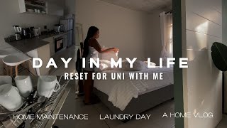 VLOG | Reset for Uni | Doing my laundry | Home maintenance | Sushi Solo Date | Time at home |