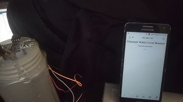 (Demo) IoT based contactless Water level Monitoring with ESP32 and Ultrasonics Sensor