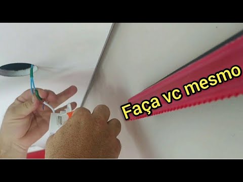 como trocar Spot led em sanca de gesso - YouTube