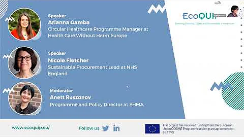 HEALTH MANAGERS WEBINAR SERIES | Sustainable Procurement