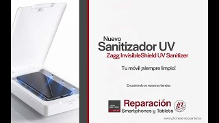 Sanitizador Zagg InvisibleShield UV: Limpia tu móvil