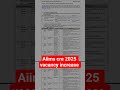 aiims cre 2025 vacancy increase notification #aiims cre recruitment