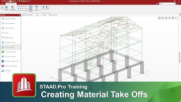 Creating Material Takeoffs in the Steel AutoDrafter