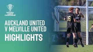 Auckland United v Melville United | Highlights | National League Championship
