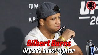 Gilbert Burns is disappointed he didn't get the Jorge Masivdal fight but happy to fight in Brazil