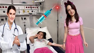 Hi̇ranur Hasta Doktor Gi̇tti̇k Serum Yedi̇ Zeynepبابا جاب لي بالون - جنى مقداد طيور بيبي